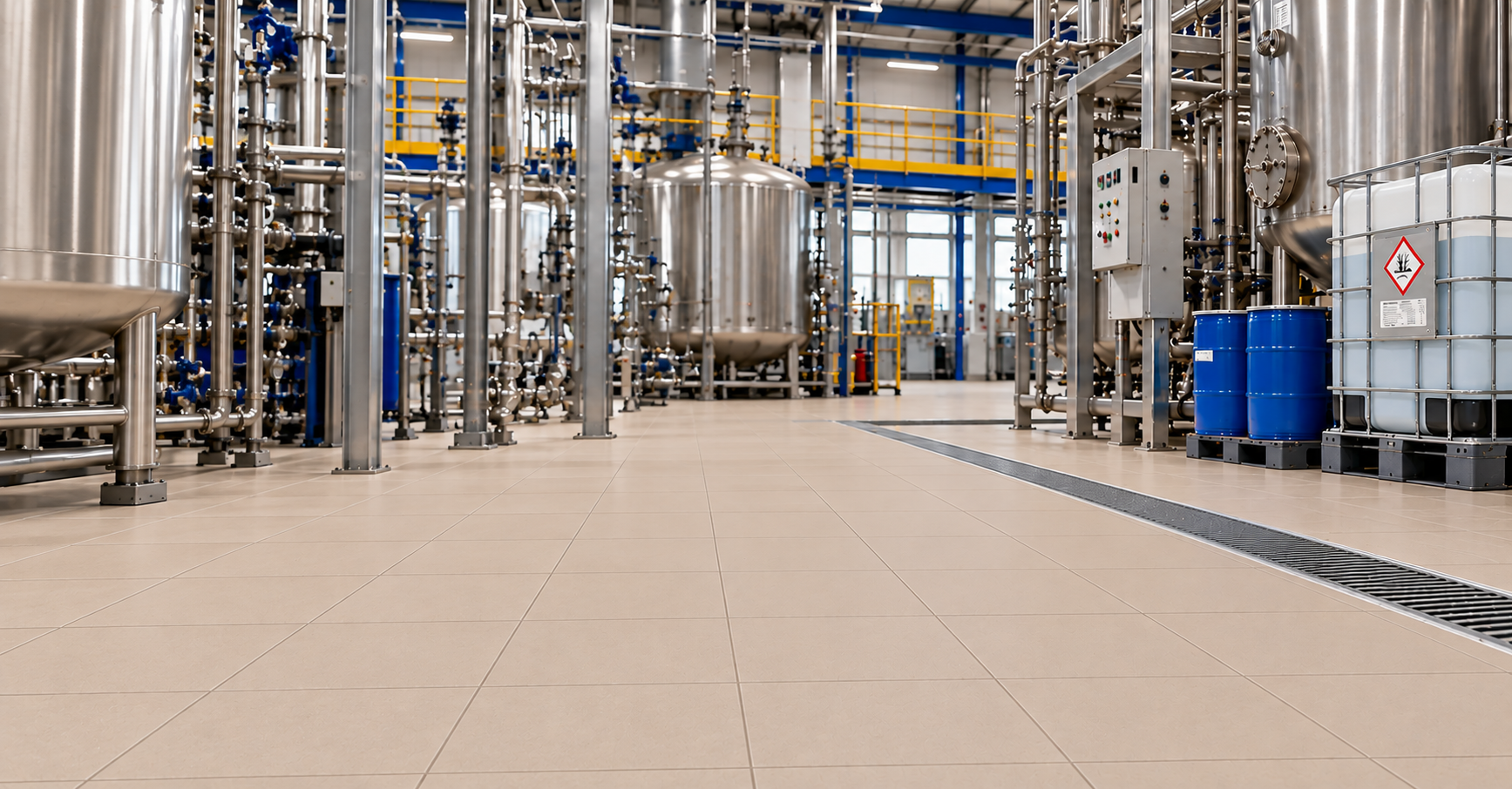 Piso Industrial para Indústria Química