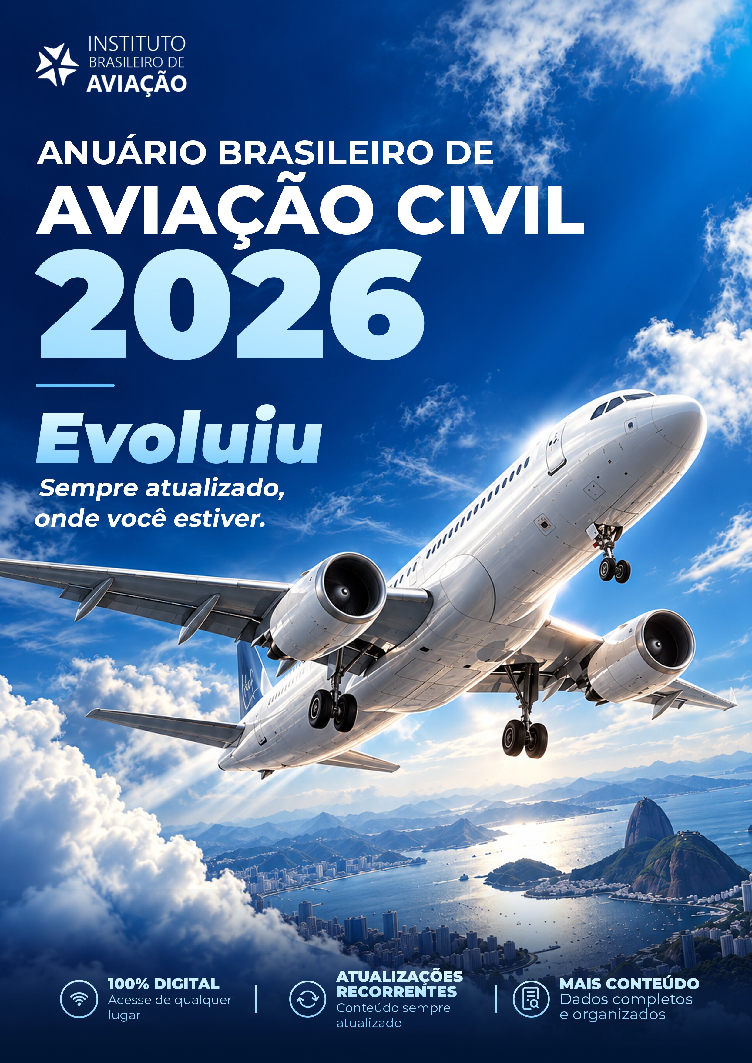 Capa do Anuário Brasileiro de Aviação Civil 2026